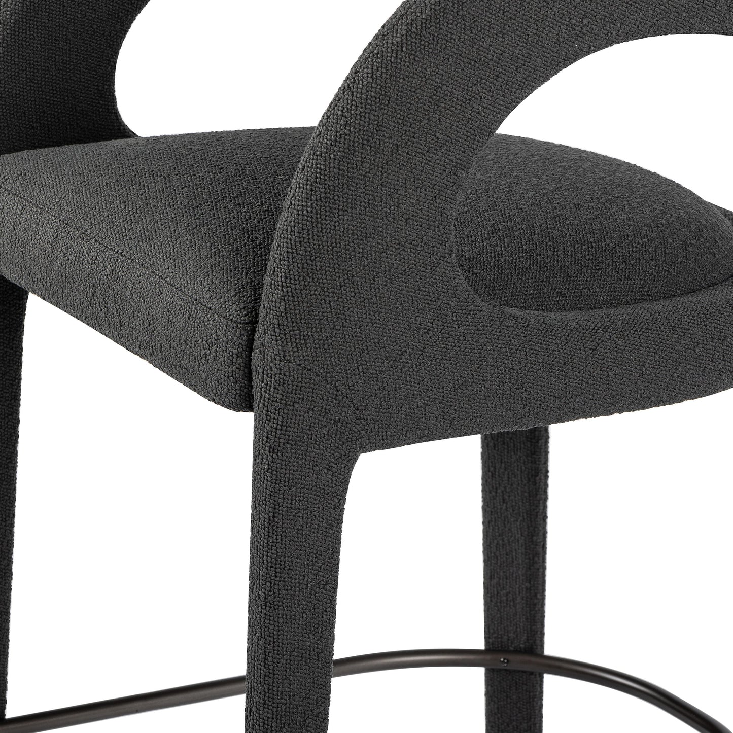 043 SI-1980423 | Additional Silo | Hawkins Counter Stool by Four Hands in gunmetal. Made from unique in a modern style.