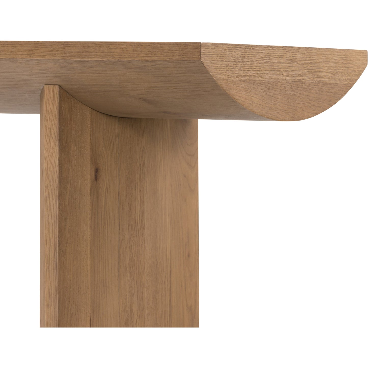 006 SI-1799946 | Additional Silo | Pickford Console Table by Four Hands in dusted oak veneer, dusted oak thin veneer and dusted oak. Made from thick oak veneer, engineered hardwood in a cottage & farmhouse style.