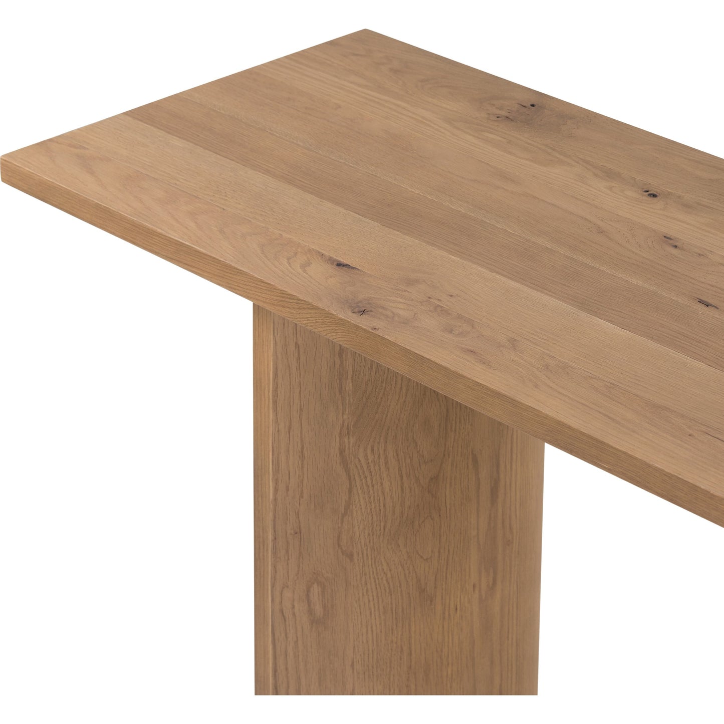 007 SI-1799946 | Additional Silo | Pickford Console Table by Four Hands in dusted oak veneer, dusted oak thin veneer and dusted oak. Made from thick oak veneer, engineered hardwood in a cottage & farmhouse style.