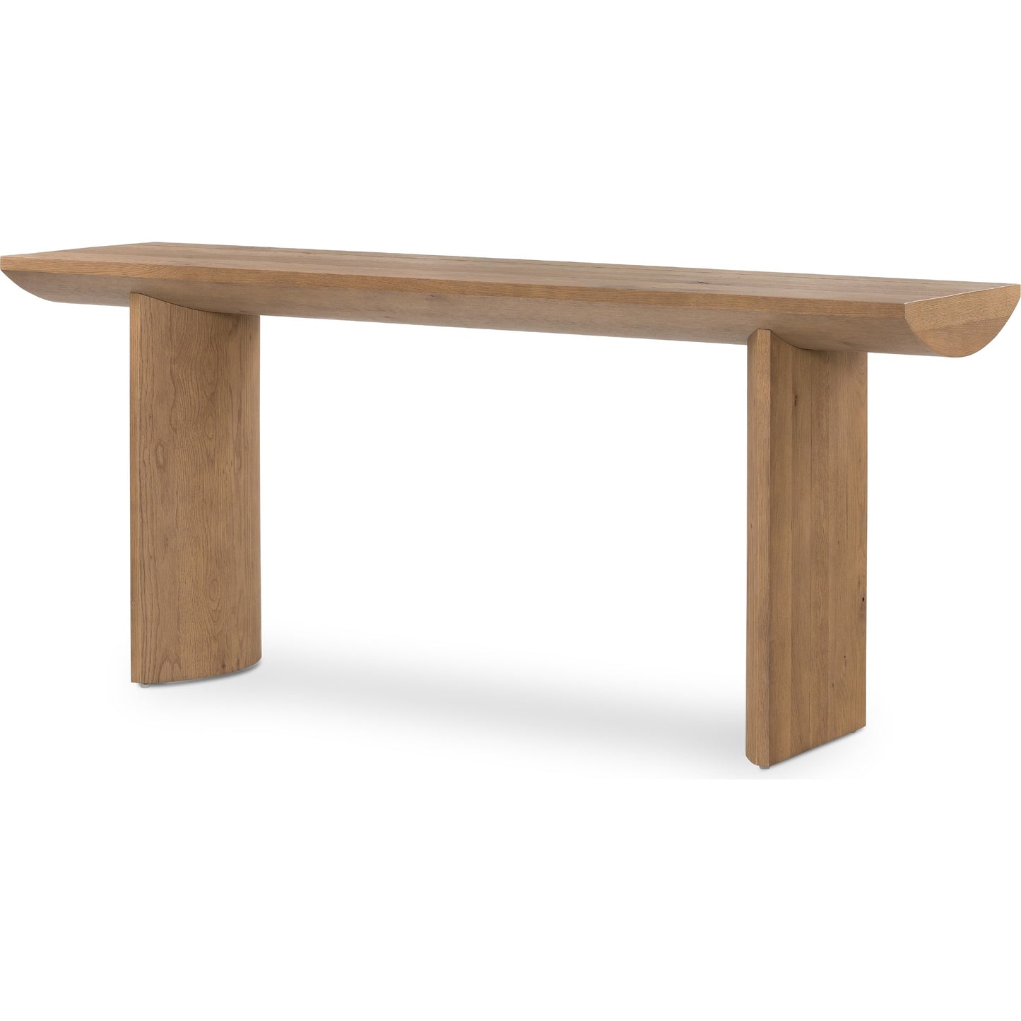 001 SI-1799946 | Additional Silo | Pickford Console Table by Four Hands in dusted oak veneer, dusted oak thin veneer and dusted oak. Made from thick oak veneer, engineered hardwood in a cottage & farmhouse style.