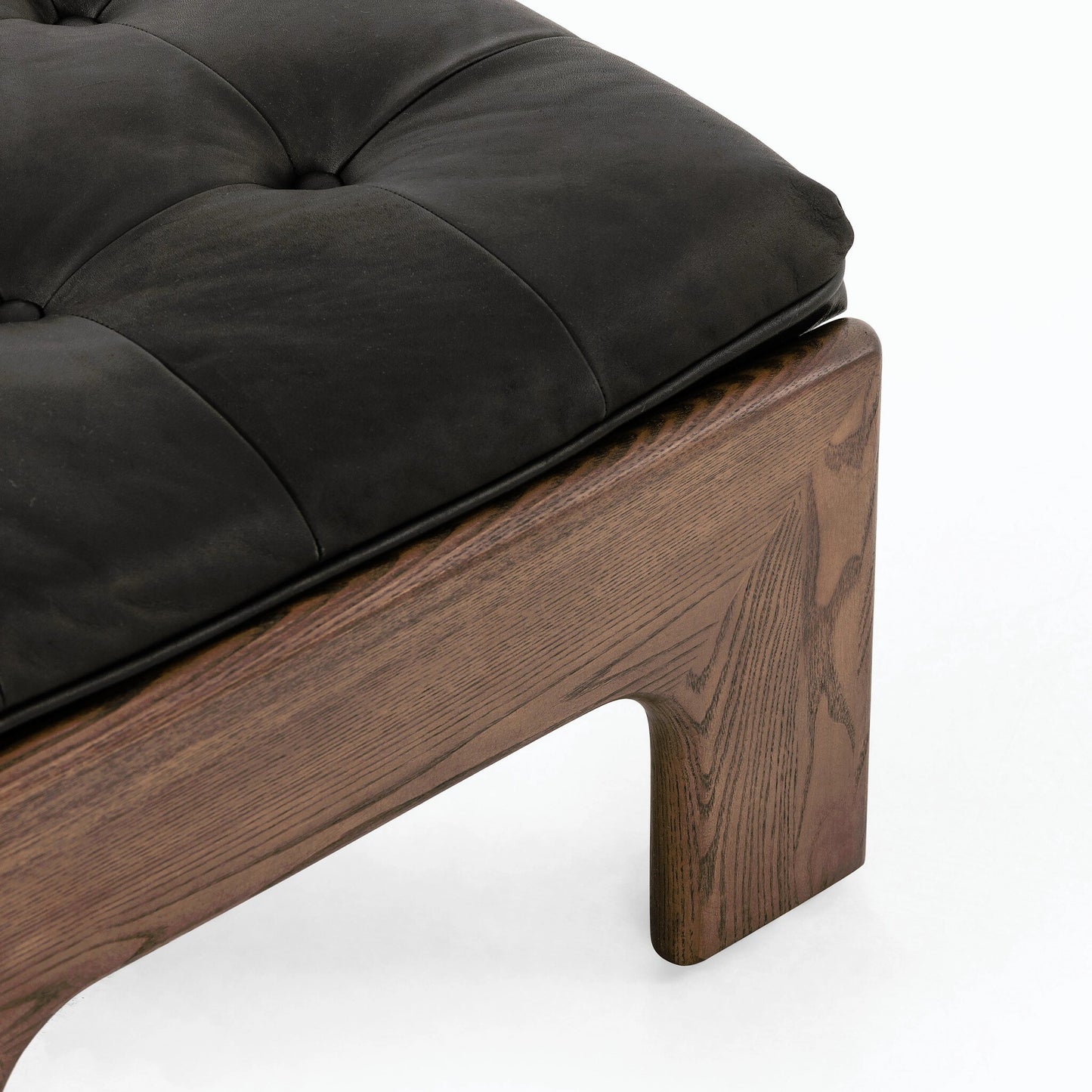012 SI-1977358 | Closeup | Halston Ottoman by Four Hands. Made from unique in a modern style.