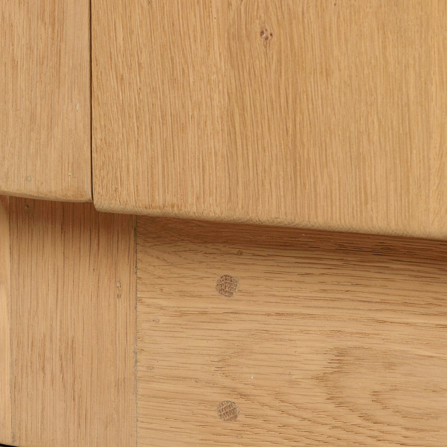 012 SI-2158293 | Closeup | Mariah Sideboard by Four Hands in light blonde oak, white marble. Made from solid oak, solid marble, solid mango in a modern style.