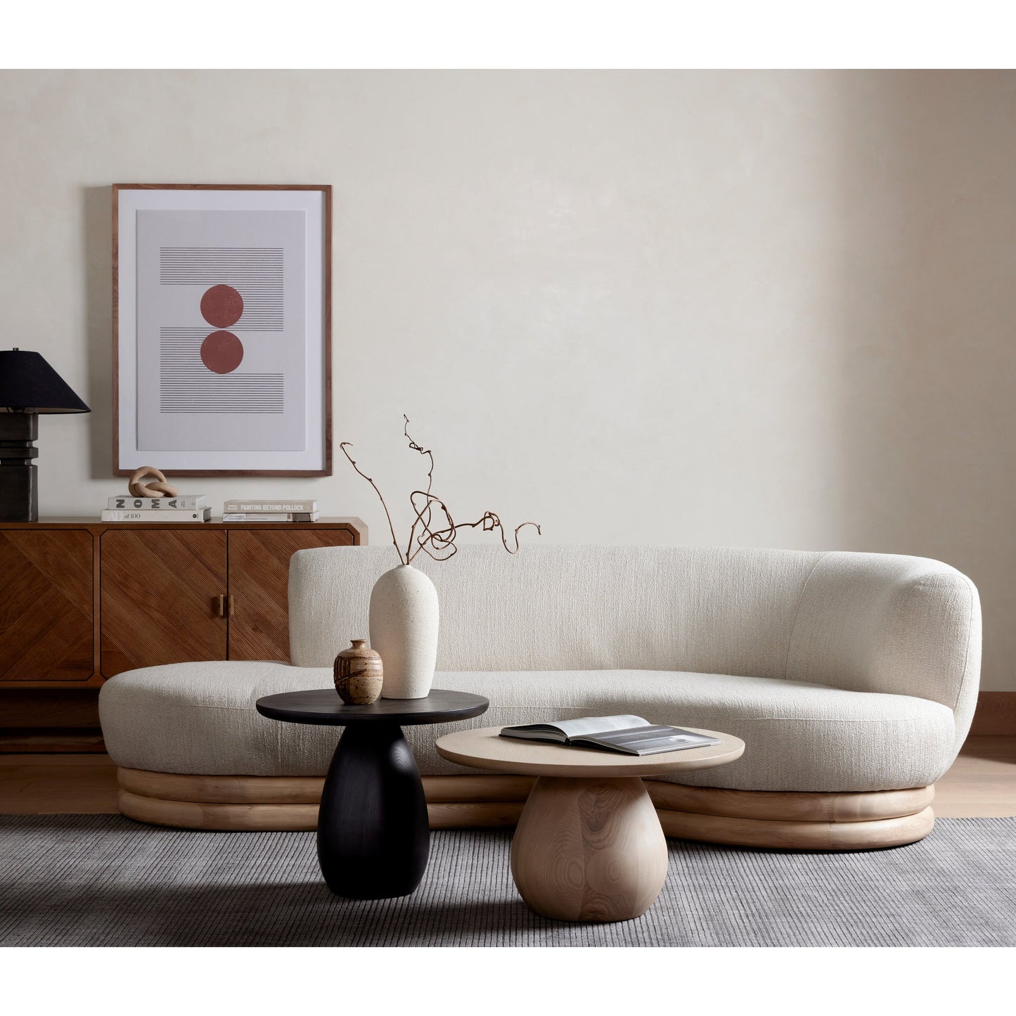 010 SI-1903087 | Lifestyle | Merla Bunching Table by Four Hands in light natural ash, light natural ash veneer and light natural ash. Made from ash veneer, solid ash in a modern style.