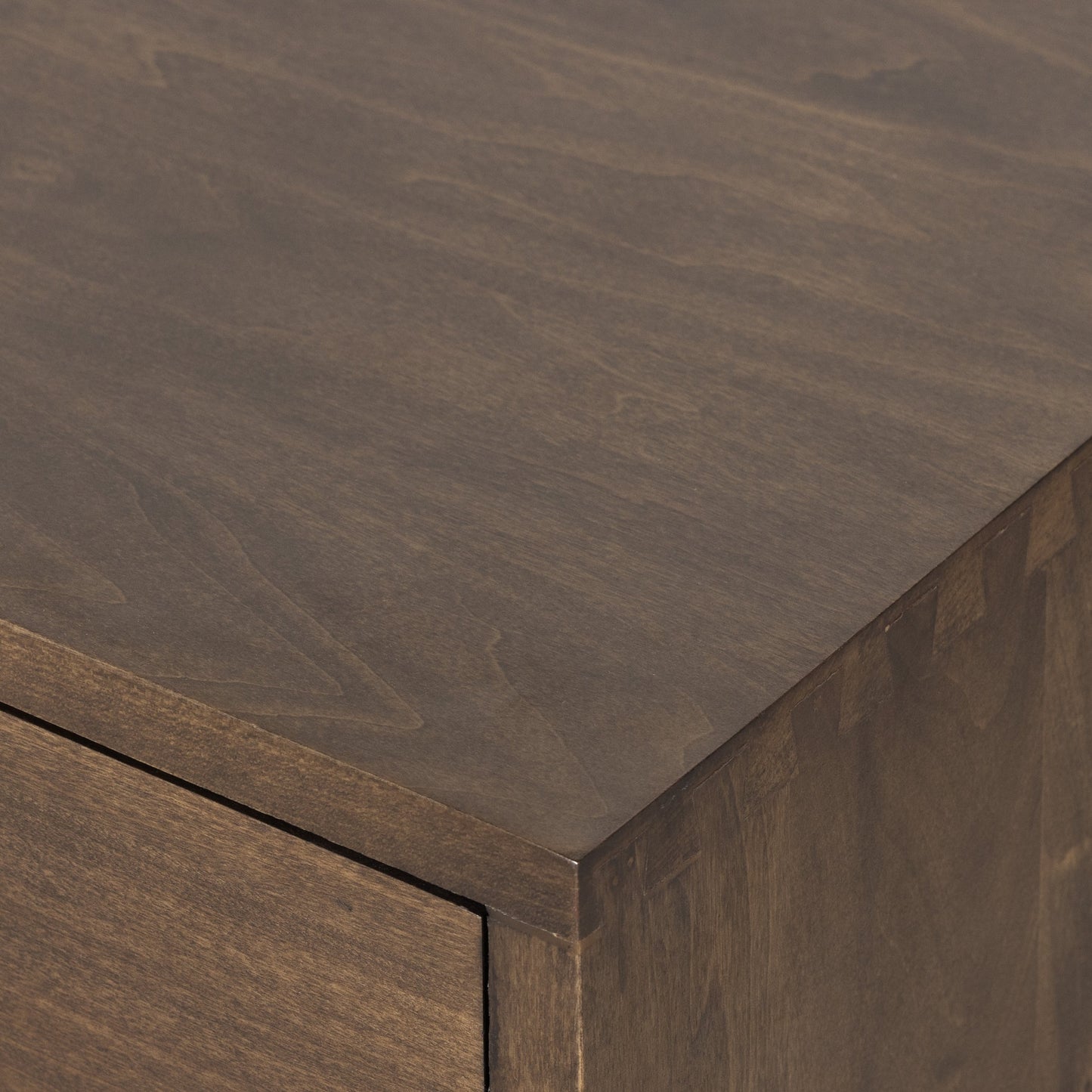 024 SI-1901198 | Additional Silo | Trey 9 Drawer Dresser by Four Hands. Made from solid poplar, top grain leather in a transitional style.