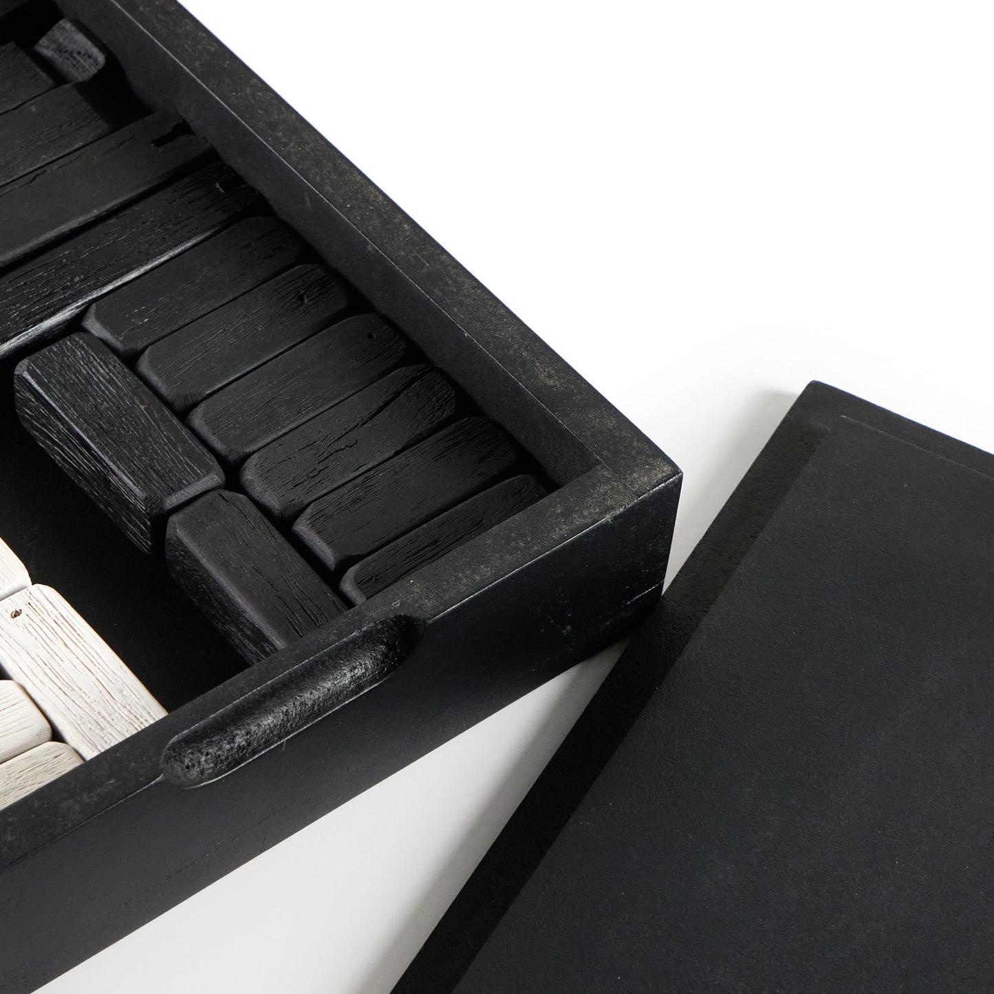 017 SI-1980588 | Additional Silo | Modern Chess Set by Four Hands in ivory. Made from solid mixed reclaimed wood, iron in a modern style.