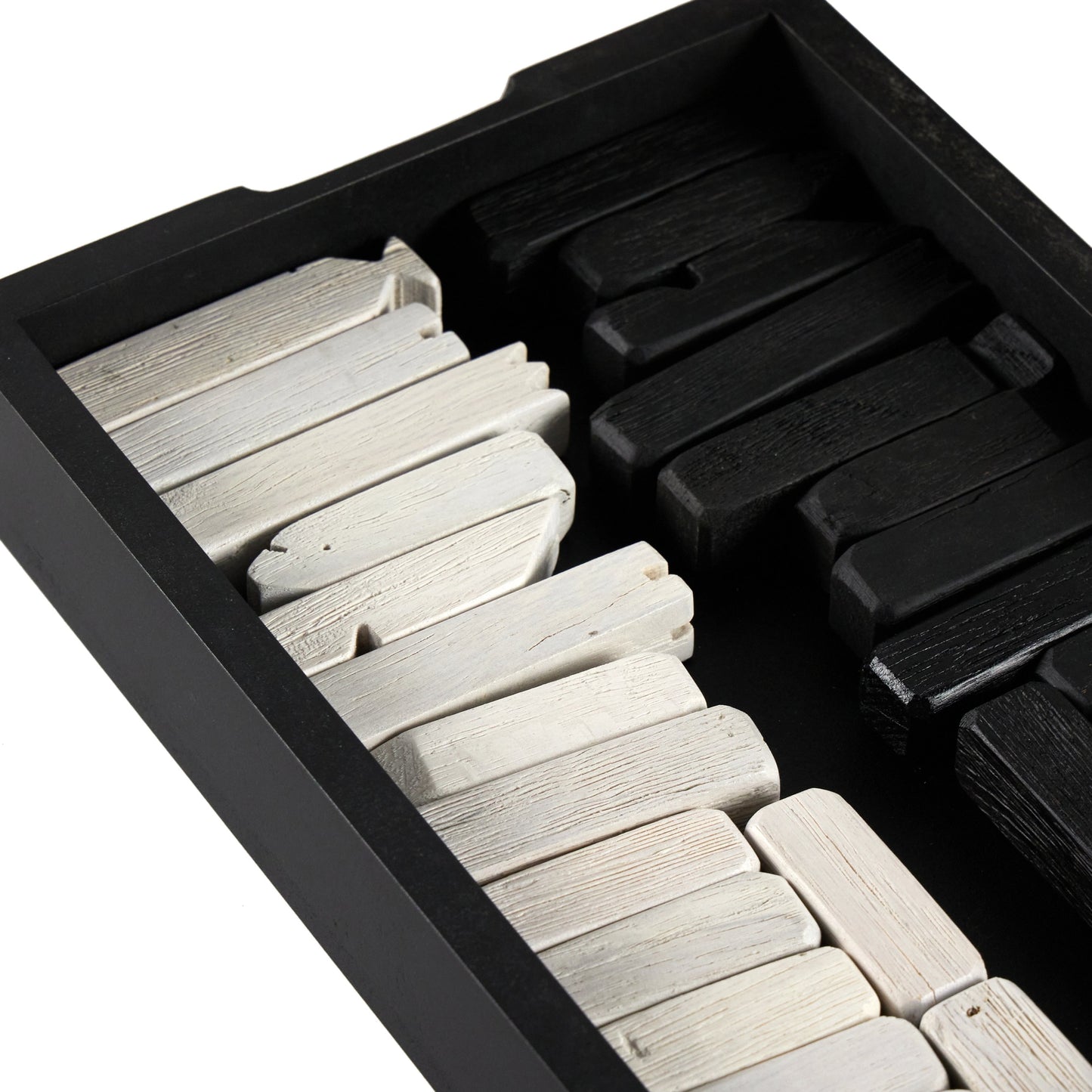 019 SI-1980588 | Additional Silo | Modern Chess Set by Four Hands in ivory. Made from solid mixed reclaimed wood, iron in a modern style.