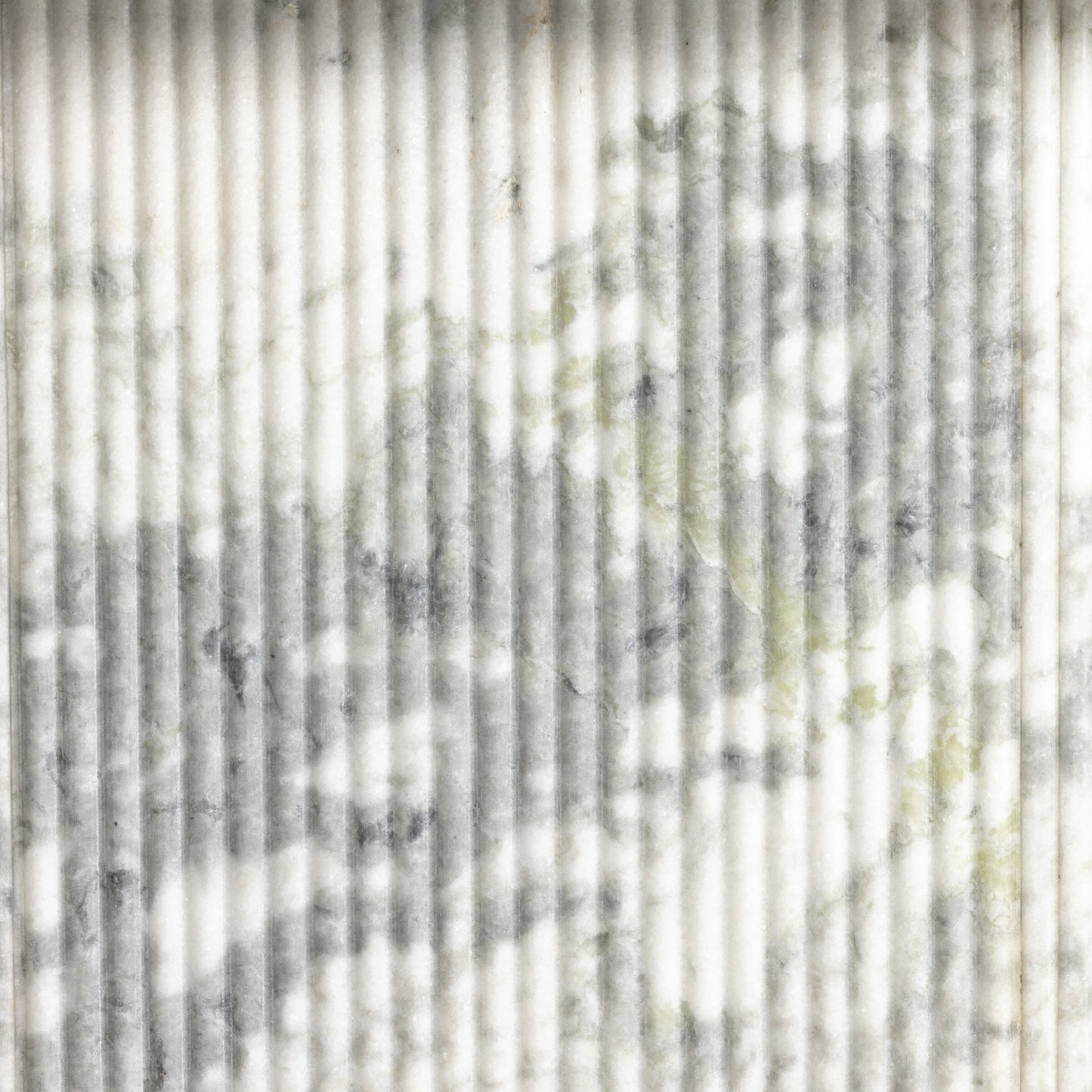 006 SI-1902003 | Additional Silo | Oranda Dining Table by Four Hands in white scalloped marble, polished white marble w, sealant and white scalloped marble, polished white marble. Made from solid marble in a modern style.