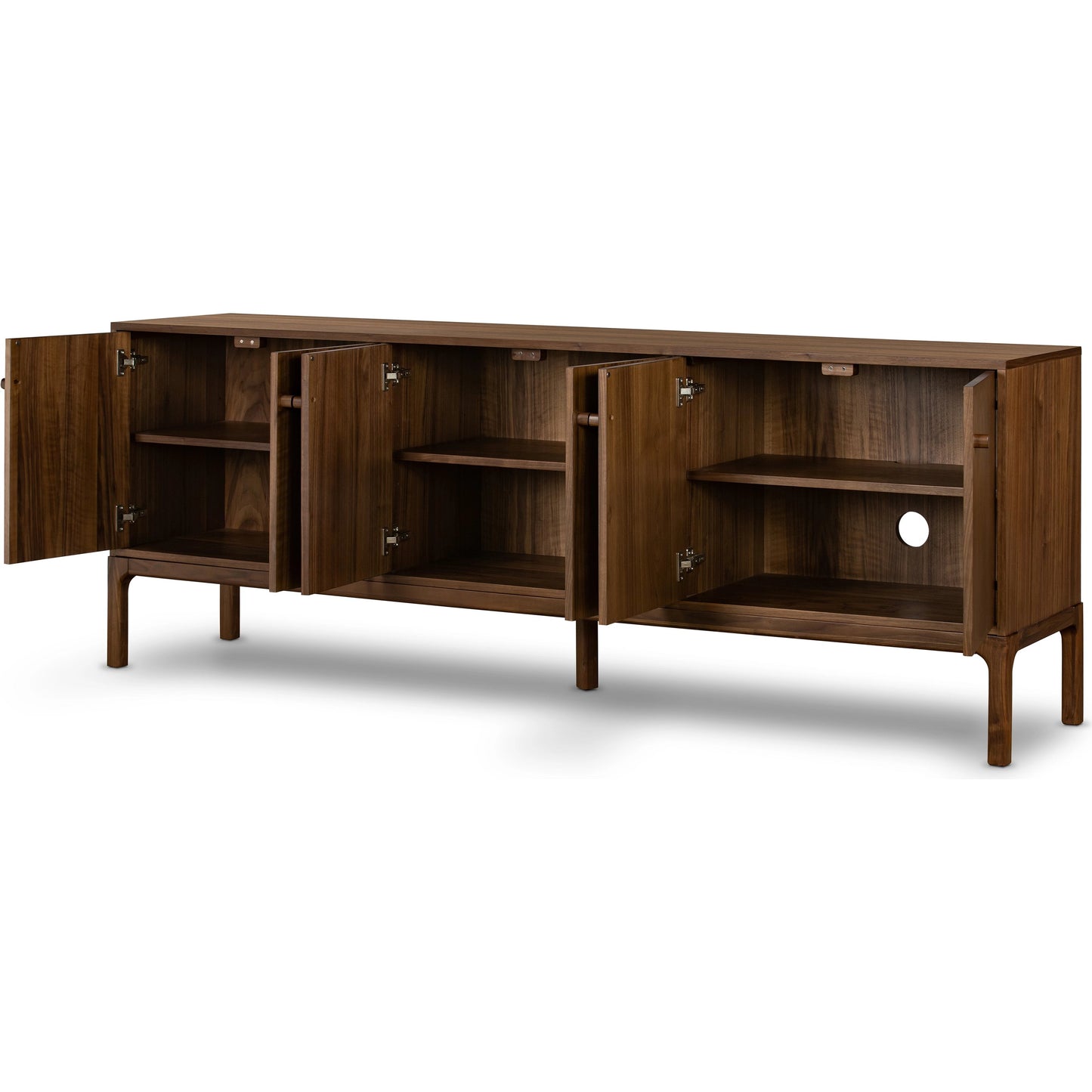 003 SI-2074089 | Additional Silo | Arturo Sideboard by Four Hands in natural walnut. Made from walnut veneer, solid walnut in a modern style.
