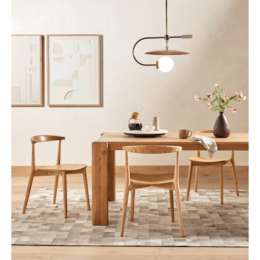 Dimension III by Coup d’Esprit by Four Hands. Made from vertical grain white oak, acrylic glazing, polar white matboard in a modern style.