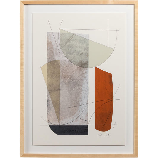001 SI-1799452 | Primary Silo | Catch by Dan Hobday by Four Hands. Made from natural 2.5 maple, watercolor paper in a eclectic & global style.