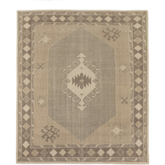 Samsa Rug by Four Hands in taupe. Made from 60% cotton, 40% wool in a unique style.