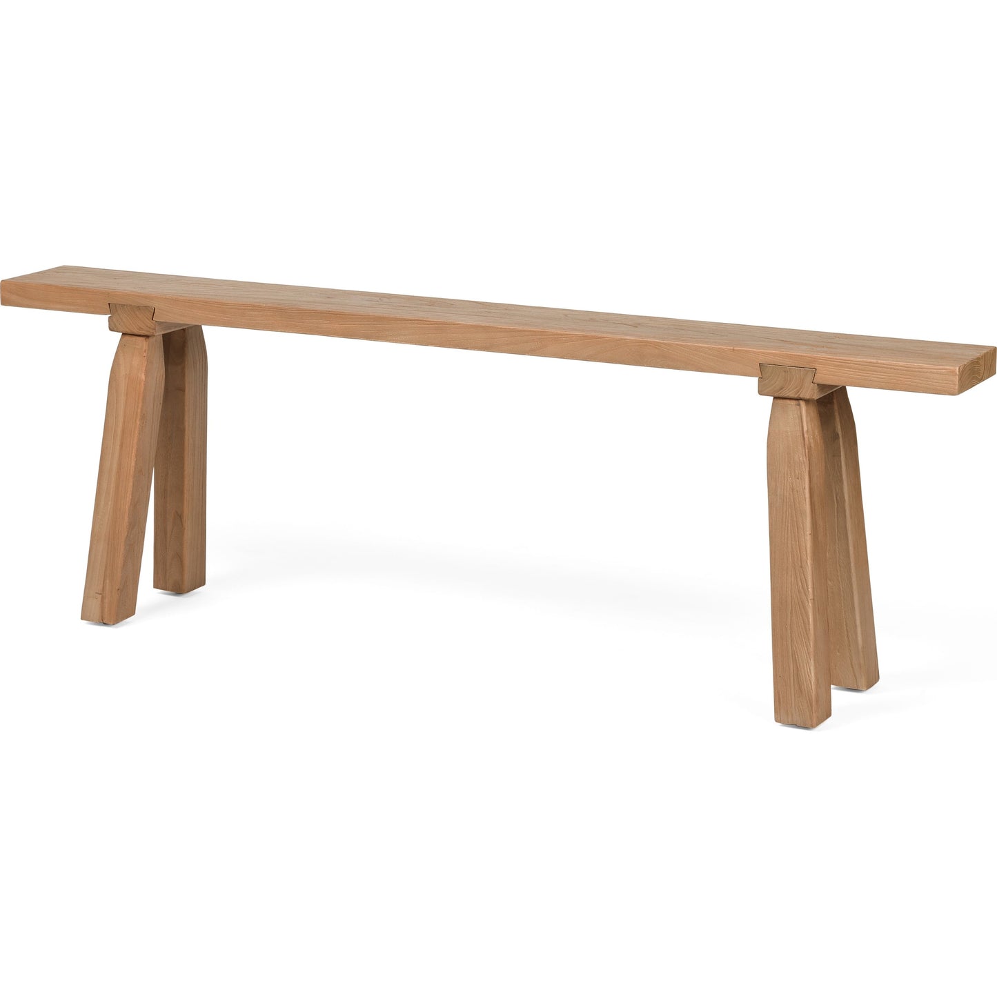 001 SI-1902363 | Additional Silo | Lahana Accent Bench by Four Hands in natural elm. Made from solid reclaimed elm in a cottage & farmhouse style.
