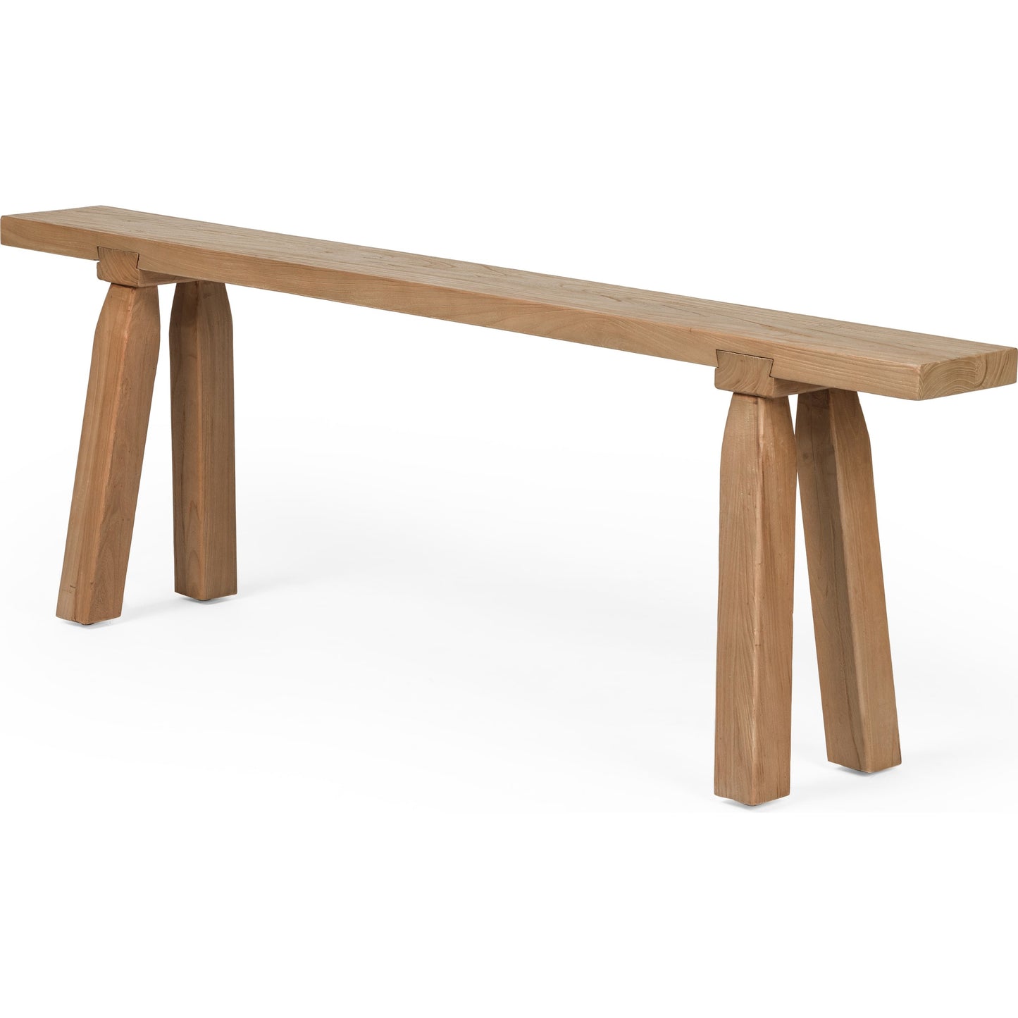 002 SI-1902363 | Additional Silo | Lahana Accent Bench by Four Hands in natural elm. Made from solid reclaimed elm in a cottage & farmhouse style.