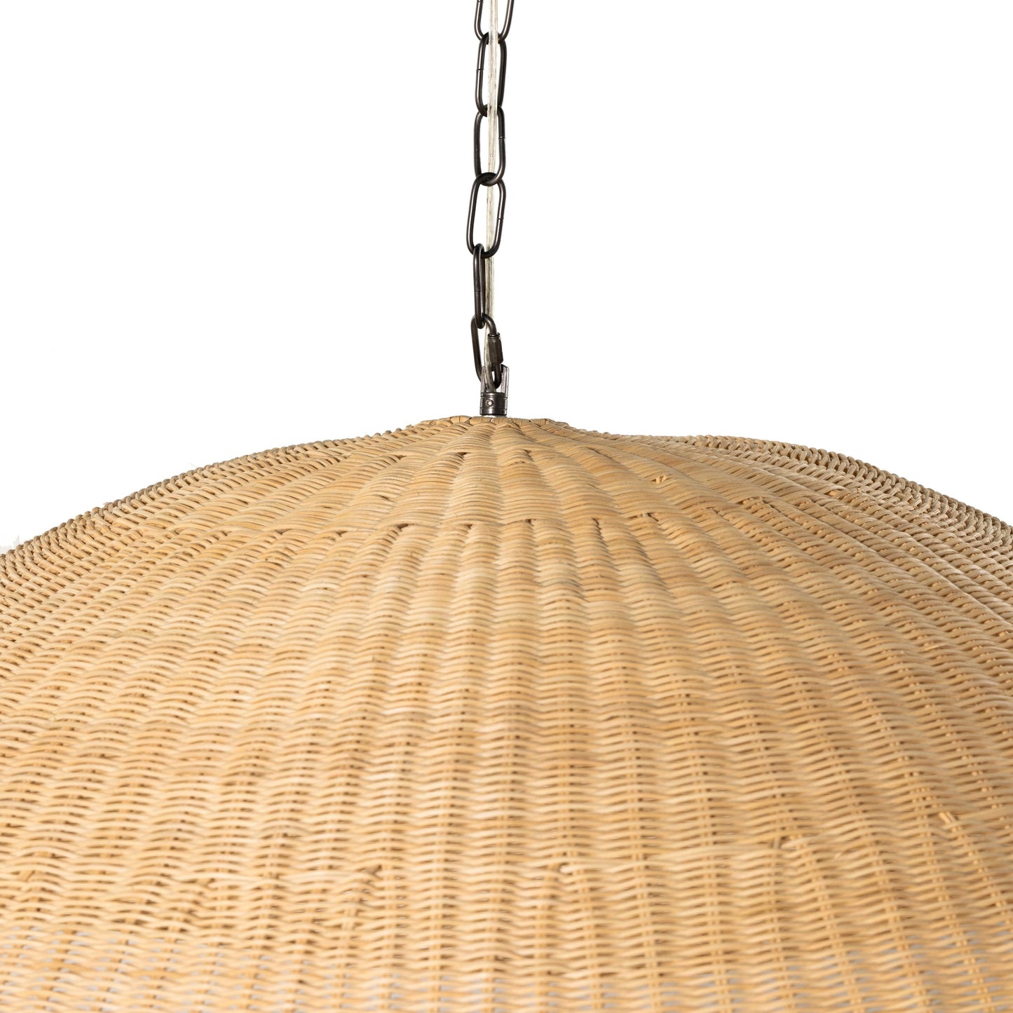 009 SI-1977660 | Additional Silo | Overscale Woven Rattan Pendant by Four Hands in natural rattan. Made from rattan, iron, thermoplastic in a modern style.
