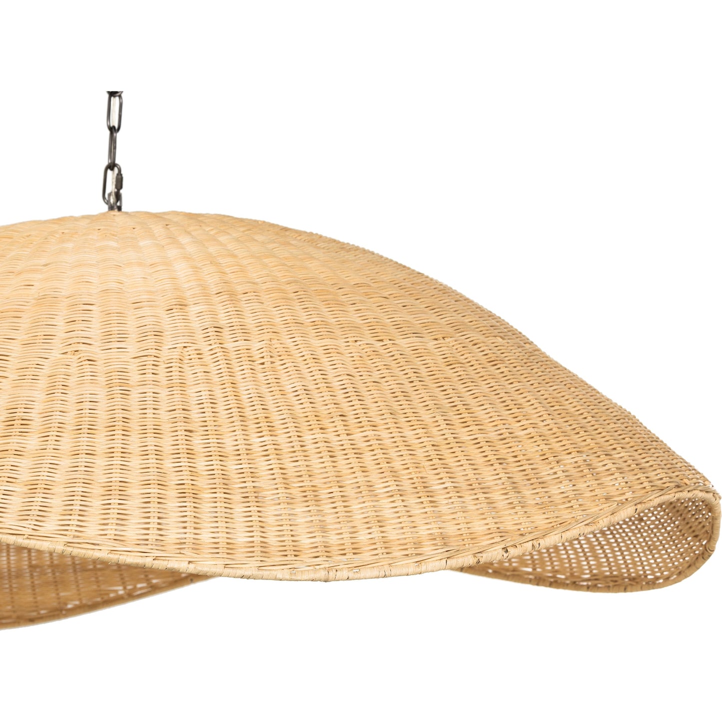 010 SI-1977660 | Additional Silo | Overscale Woven Rattan Pendant by Four Hands in natural rattan. Made from rattan, iron, thermoplastic in a modern style.