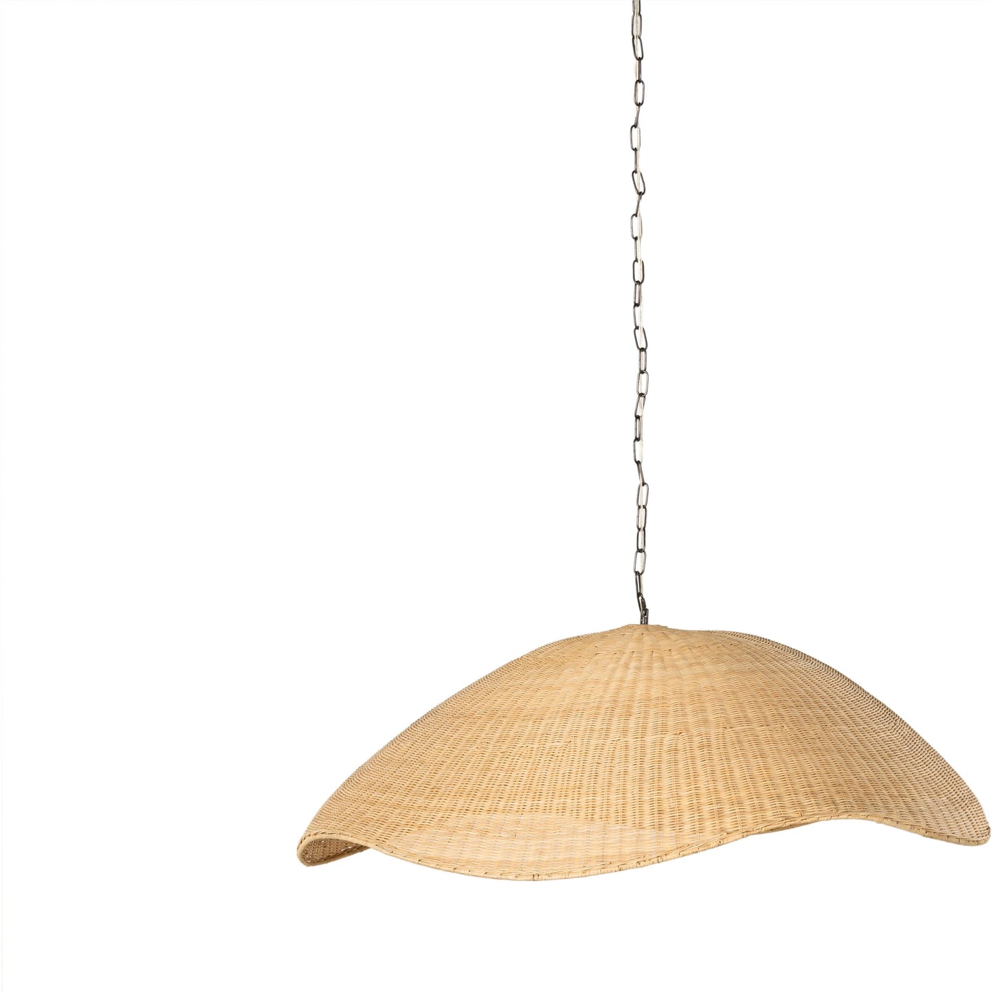 002 SI-1977660 | Additional Silo | Overscale Woven Rattan Pendant by Four Hands in natural rattan. Made from rattan, iron, thermoplastic in a modern style.