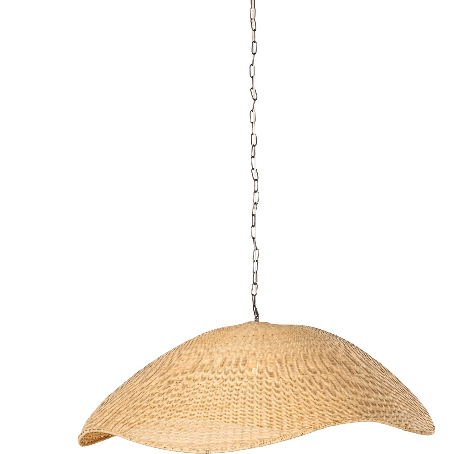 004 SI-1977660 | Additional Silo | Overscale Woven Rattan Pendant by Four Hands in natural rattan. Made from rattan, iron, thermoplastic in a modern style.