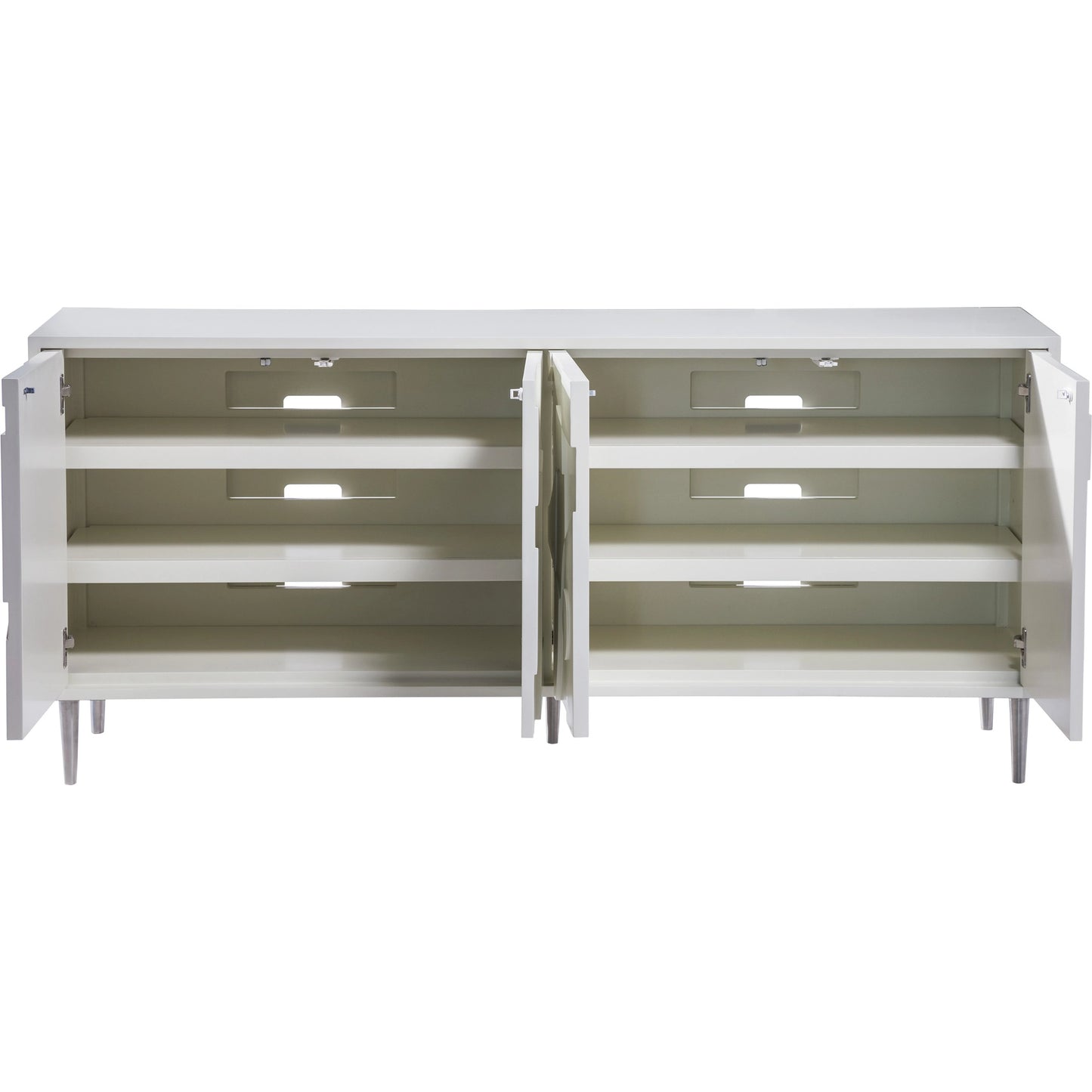 003 SI-2013272 | Additional Silo | Bardo Media Console by Artistica Home in matte white. Made from unique in a modern style.