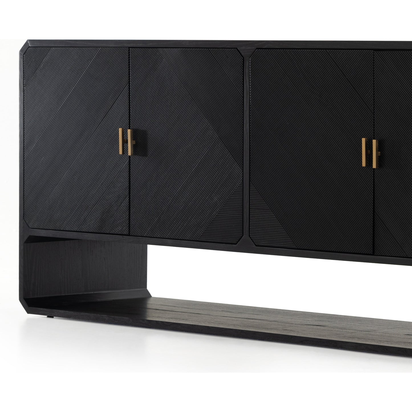 016 SI-1902746 | Additional Silo | Caspian Sideboard by Four Hands. Made from ash veneer, resawn, iron in a eclectic & global style.