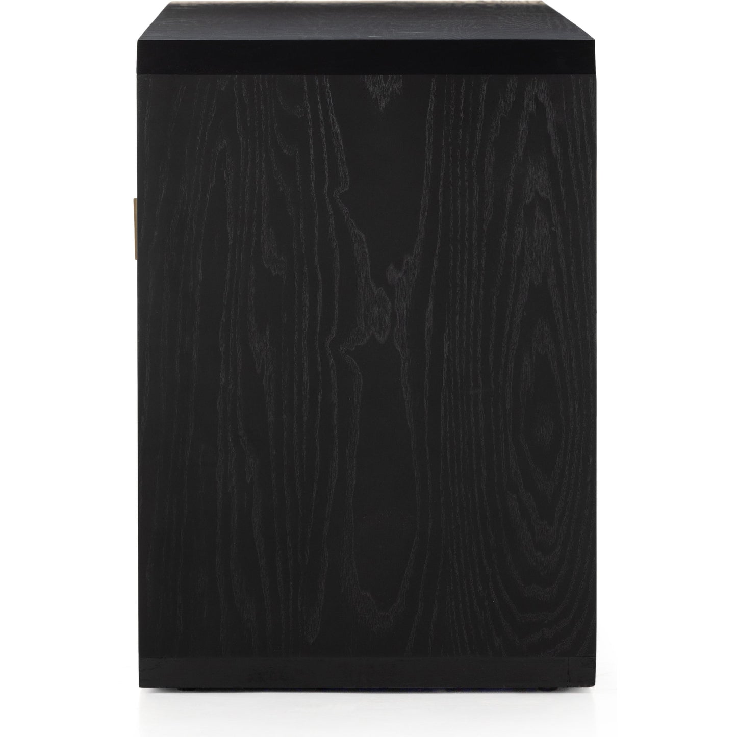009 SI-1901762 | Additional Silo | Caspian Media Console by Four Hands. Made from ash veneer, resawn, iron in a eclectic & global style.