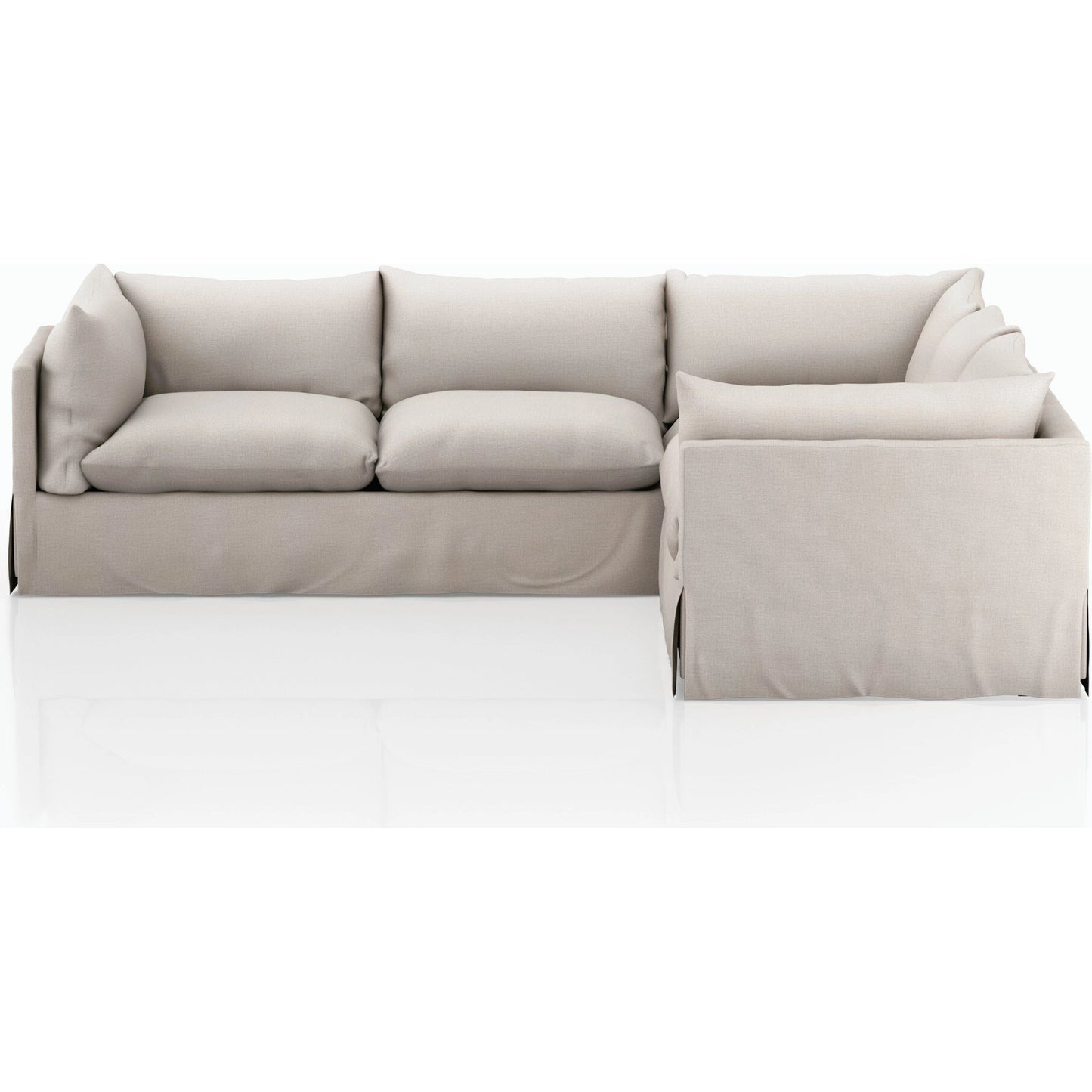 017 SI-1799643 | Additional Silo | Habitat Slipcover 3-Piece Sectional by Four Hands. Made from unique in a modern style.