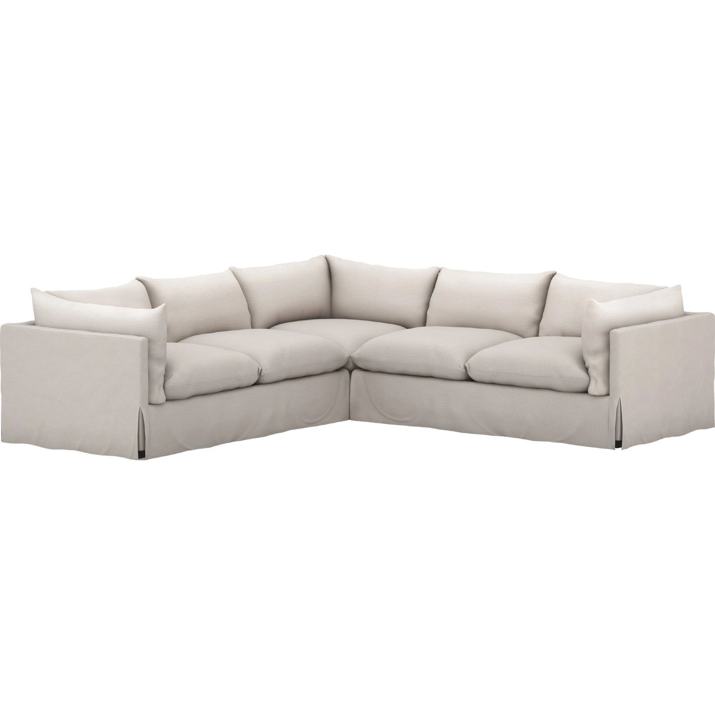 002 SI-1799643 | Primary Silo | Habitat Slipcover 3-Piece Sectional by Four Hands. Made from unique in a modern style.