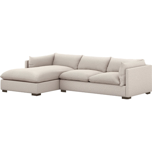 001 SI-1798756 | Additional Silo | Westwood 112" 2-Piece Sectional by Four Hands. Made from 100% polyester, solid banak, solid pine in a transitional style.