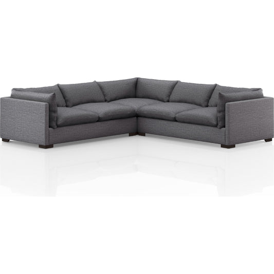 001 SI-1798069 | Additional Silo | Westwood 3-PC Sectional by Four Hands. Made from 100% polyester, solid banak, solid pine in a modern style.