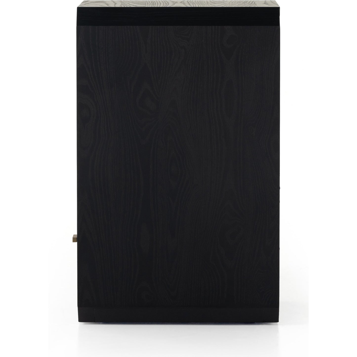 012 SI-1901927 | Additional Silo | Caspian End Table by Four Hands. Made from ash veneer, resawn, iron in a modern style.