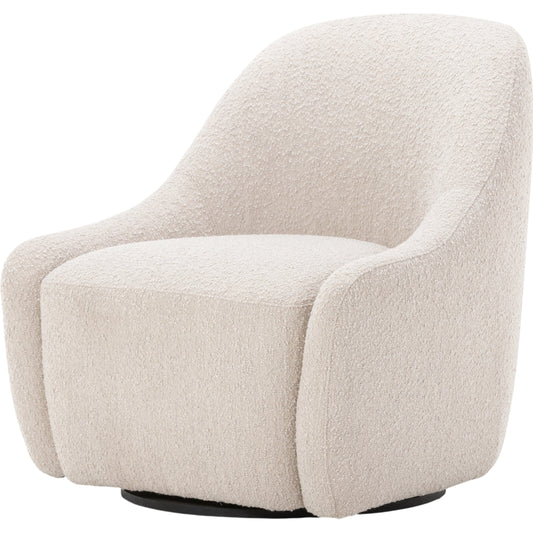 001 SI-1977478 | Primary Silo | Levi Swivel Chair by Four Hands. Made from 95% polyester, 5% acrylic, solid pine, 98% polyurethane foam, 2% fiber in a modern style.