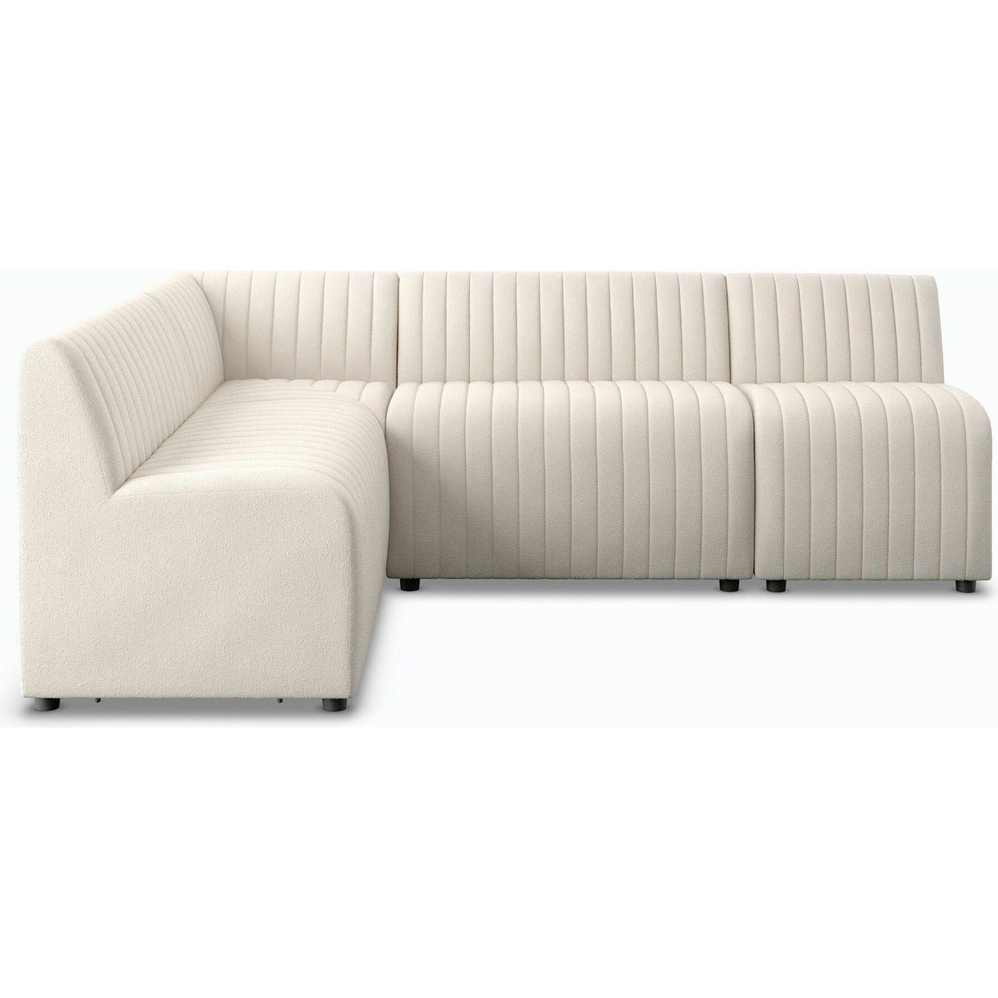 059 SI-1799356 | Additional Silo | Augustine Dining Banquette by Four Hands in capri oatmeal. Made from 100% polyester, 80% polyurethane foam, 20% polyester fiber in a modern style.