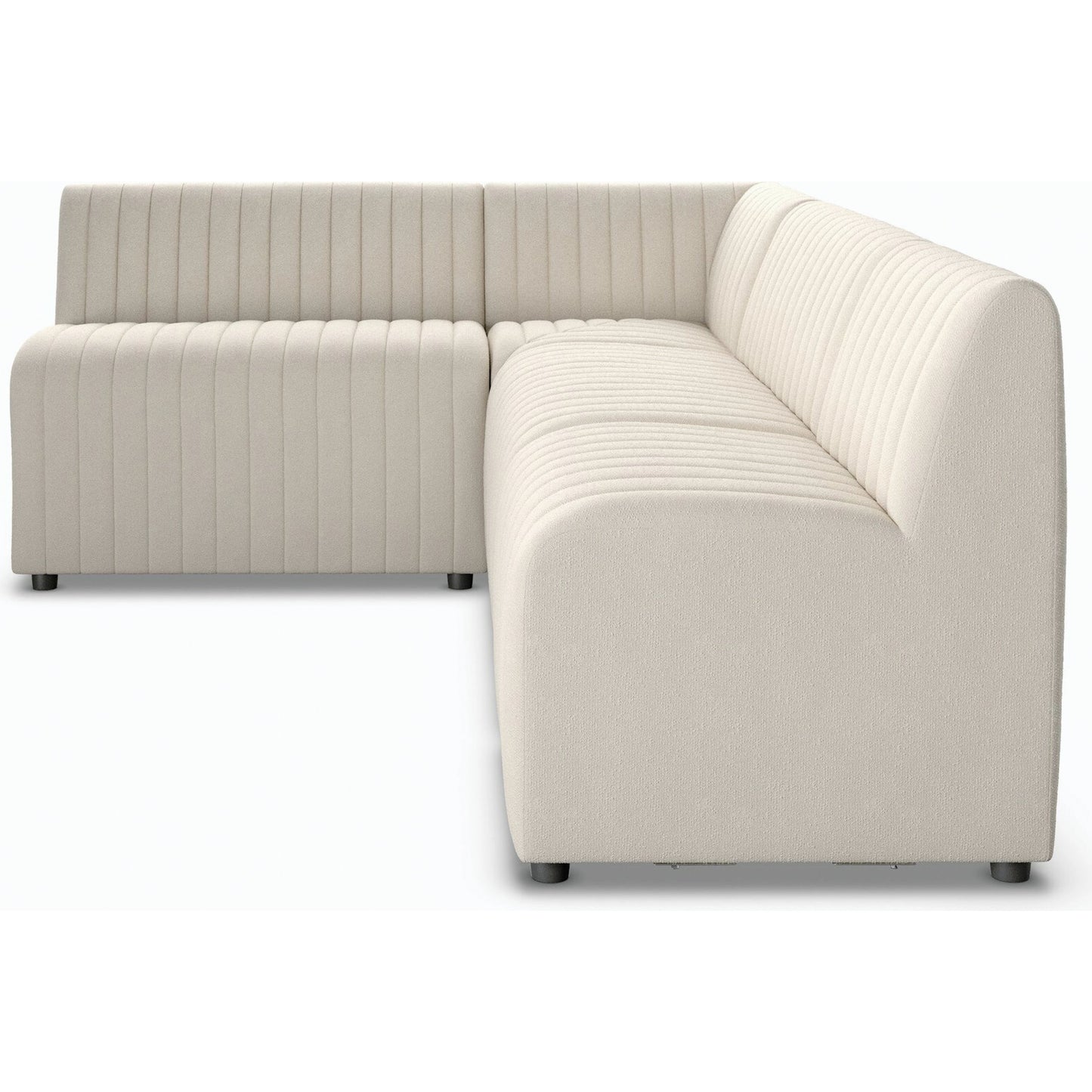 050 SI-1799356 | Additional Silo | Augustine Dining Banquette by Four Hands in capri oatmeal. Made from 100% polyester, 80% polyurethane foam, 20% polyester fiber in a modern style.
