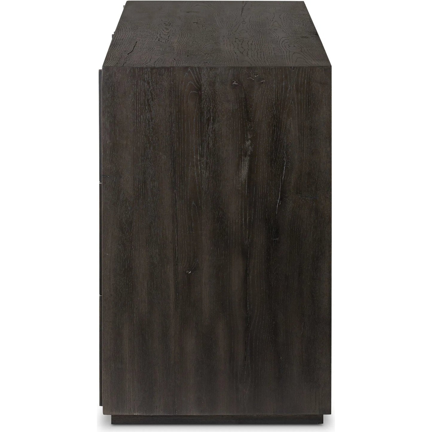 003 SI-2320150 | Additional Silo | Leo 6 Drawer Dresser by Four Hands in smoked black, smoked black veneer. Made from solid oak, thick oak veneer in a unique style.