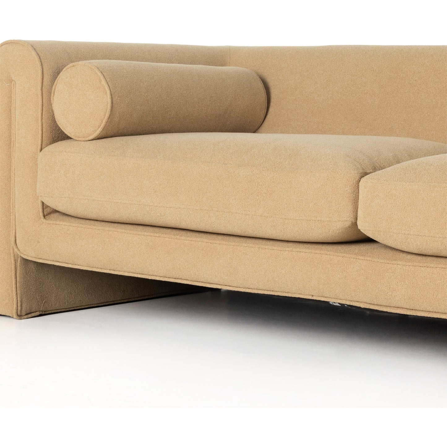007 SI-1901229 | Additional Silo | Mitchell Sofa by Four Hands in piermont sand. Made from 100% polyester, eucalyptus plywood, 100% polypropylene in a transitional style.