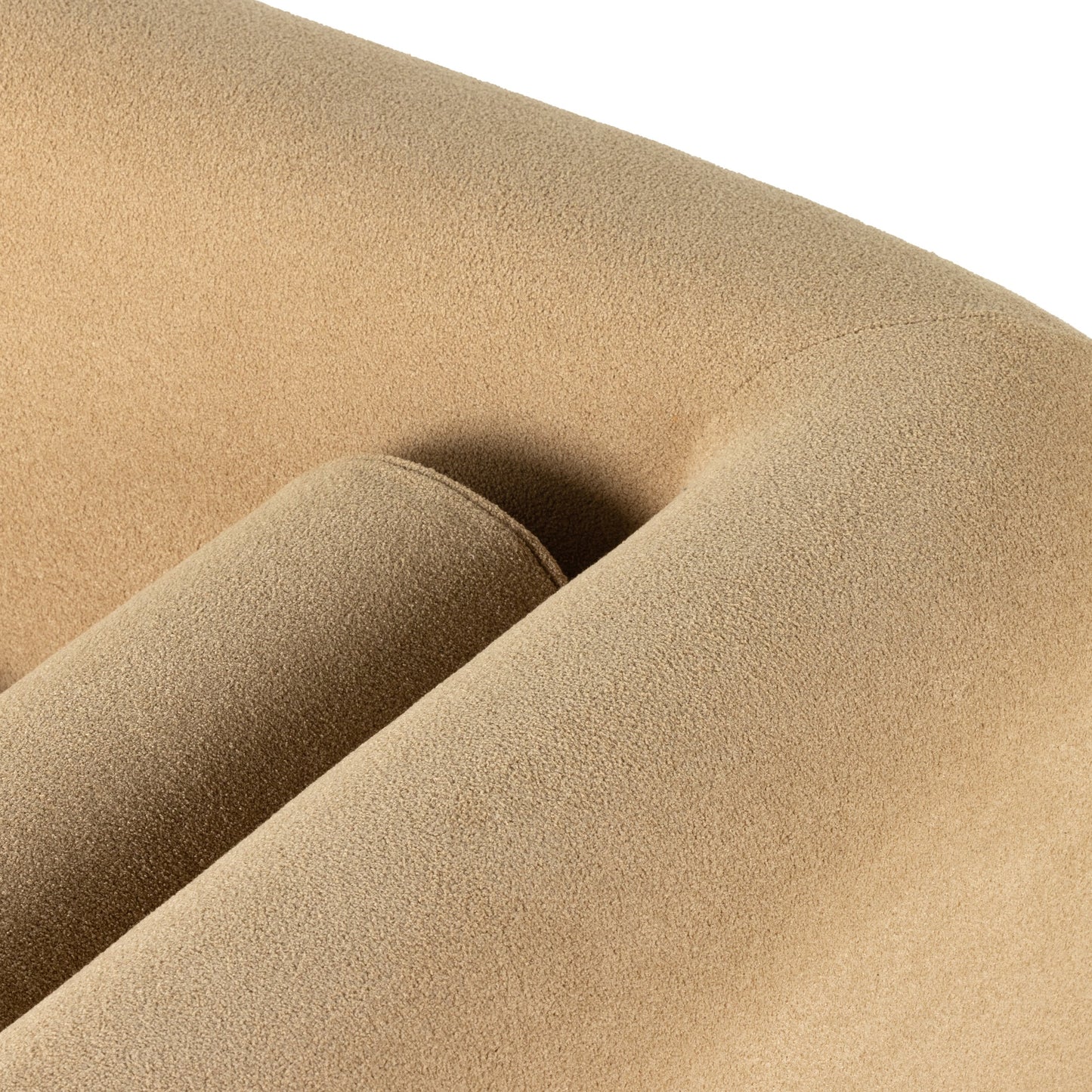 009 SI-1901229 | Additional Silo | Mitchell Sofa by Four Hands in piermont sand. Made from 100% polyester, eucalyptus plywood, 100% polypropylene in a transitional style.