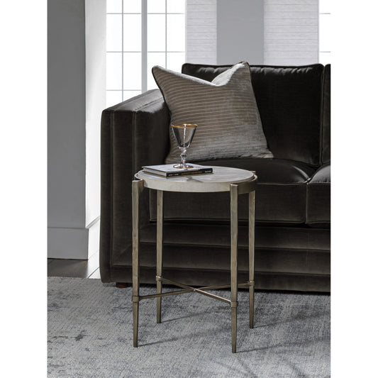 Percival Accent Spot Table by Artistica Home in bronze leaf. Made from unique in a modern style.