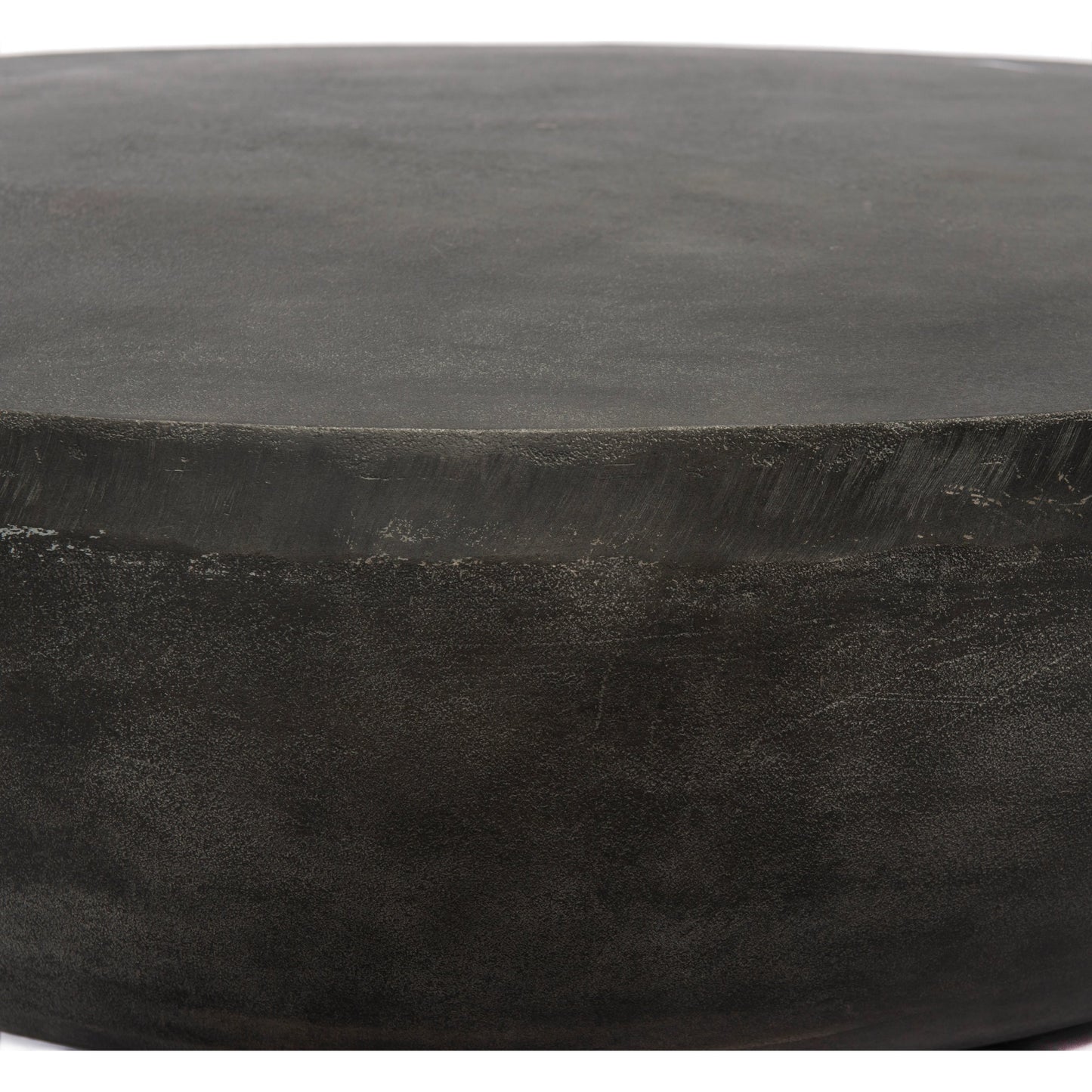 005 SI-1980107 | Additional Silo | Basil Round Outdoor Coffee Table by Four Hands. Made from aluminum in a modern style.