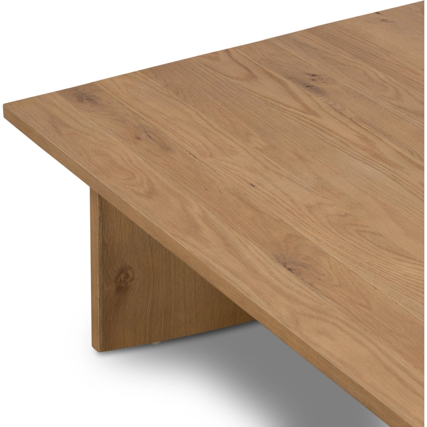 006 SI-1977684 | Additional Silo | Pickford Square Coffee Table by Four Hands in dusted oak. Made from thick oak veneer, engineered hardwood in a modern style.