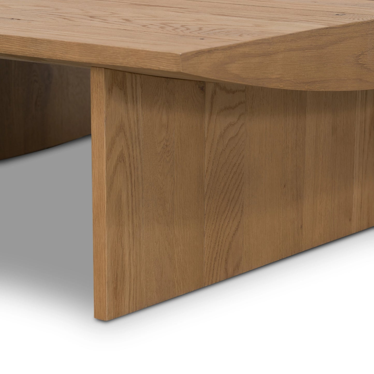 007 SI-1977684 | Additional Silo | Pickford Square Coffee Table by Four Hands in dusted oak. Made from thick oak veneer, engineered hardwood in a modern style.