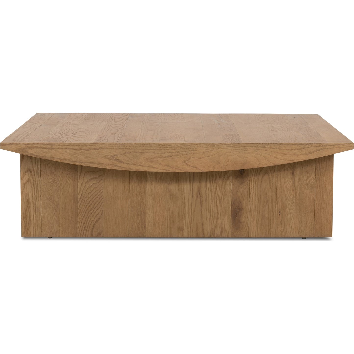 005 SI-1977684 | Additional Silo | Pickford Square Coffee Table by Four Hands in dusted oak. Made from thick oak veneer, engineered hardwood in a modern style.