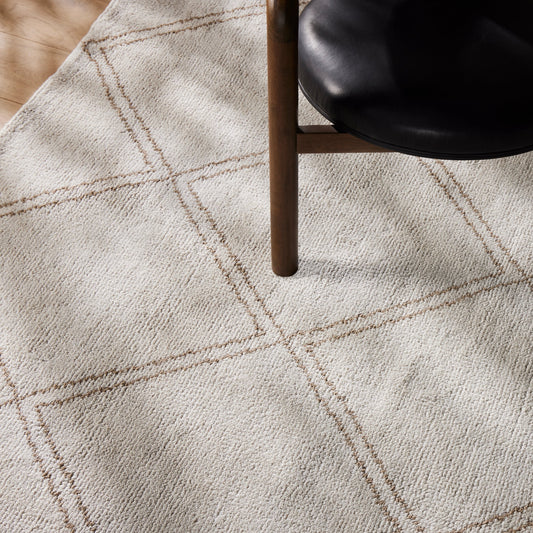 Palmeri Outdoor Rug by Four Hands in natural. Made from 100% polyethylene terephthalate (pet) in a transitional style.