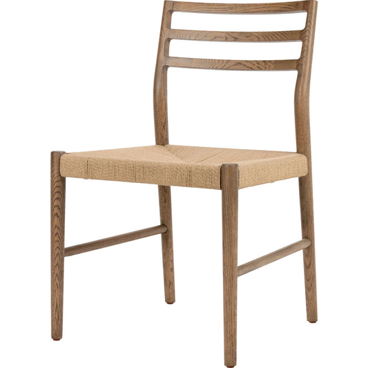 001 SI-2001368 | Primary Silo | Glenmore Woven Dining Chair by Four Hands. Made from solid oak, rush in a modern style.