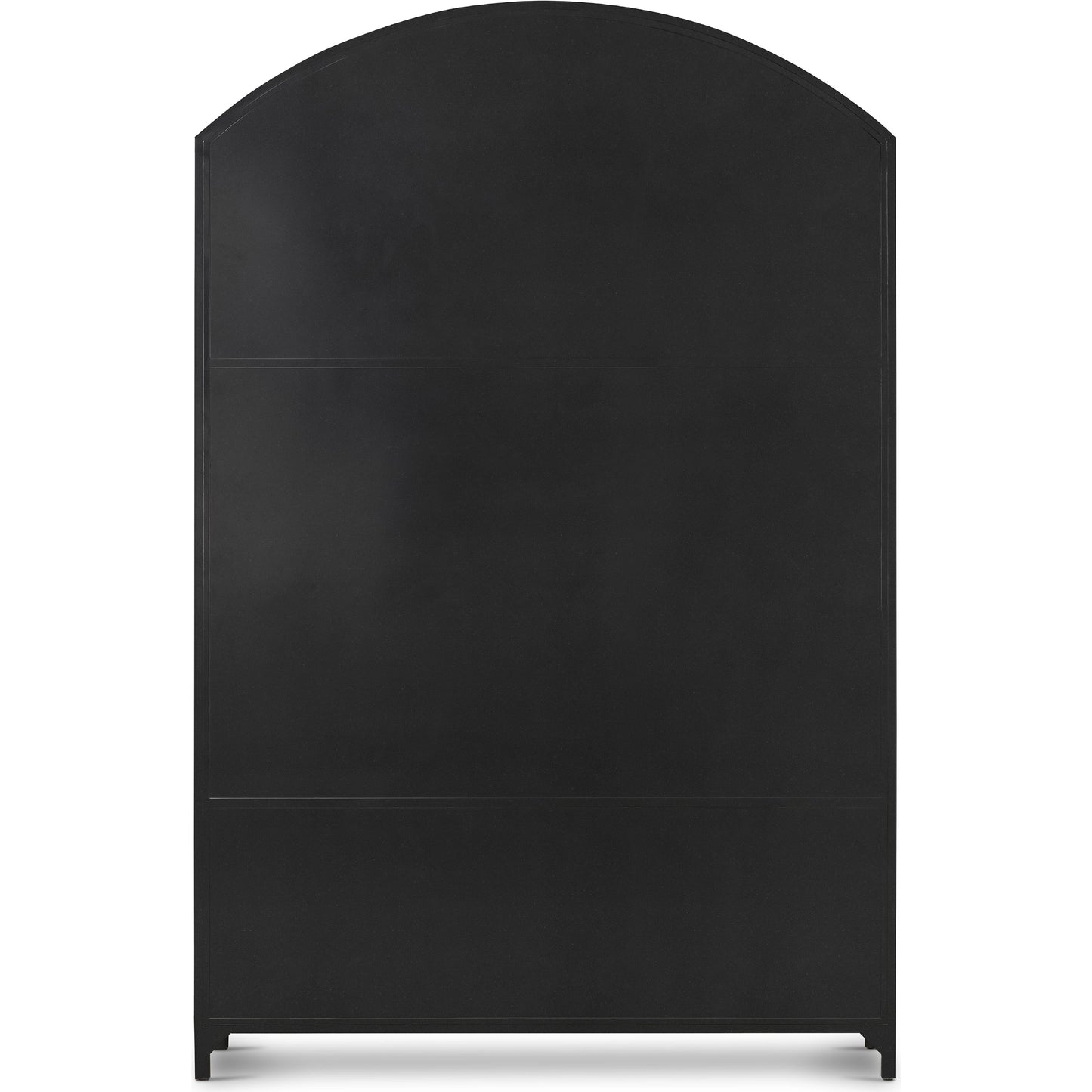 008 SI-1977082 | Additional Silo | Belmont Wide Metal Cabinet by Four Hands in black. Made from iron in a modern style.