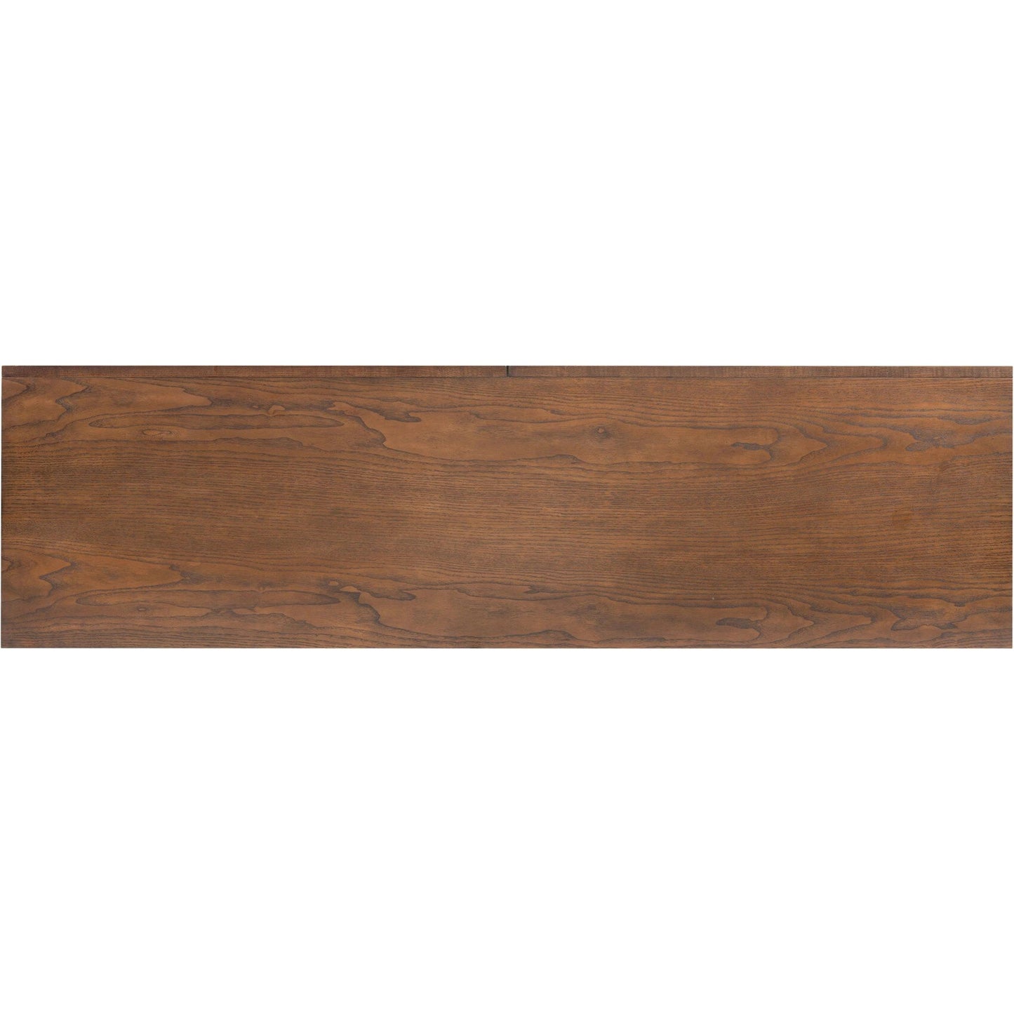 015 SI-2001419 | Closeup | Halston 6 Drawer Dresser by Four Hands in terra brown ash. Made from solid ash, ash veneer, top grain leather in a modern style.