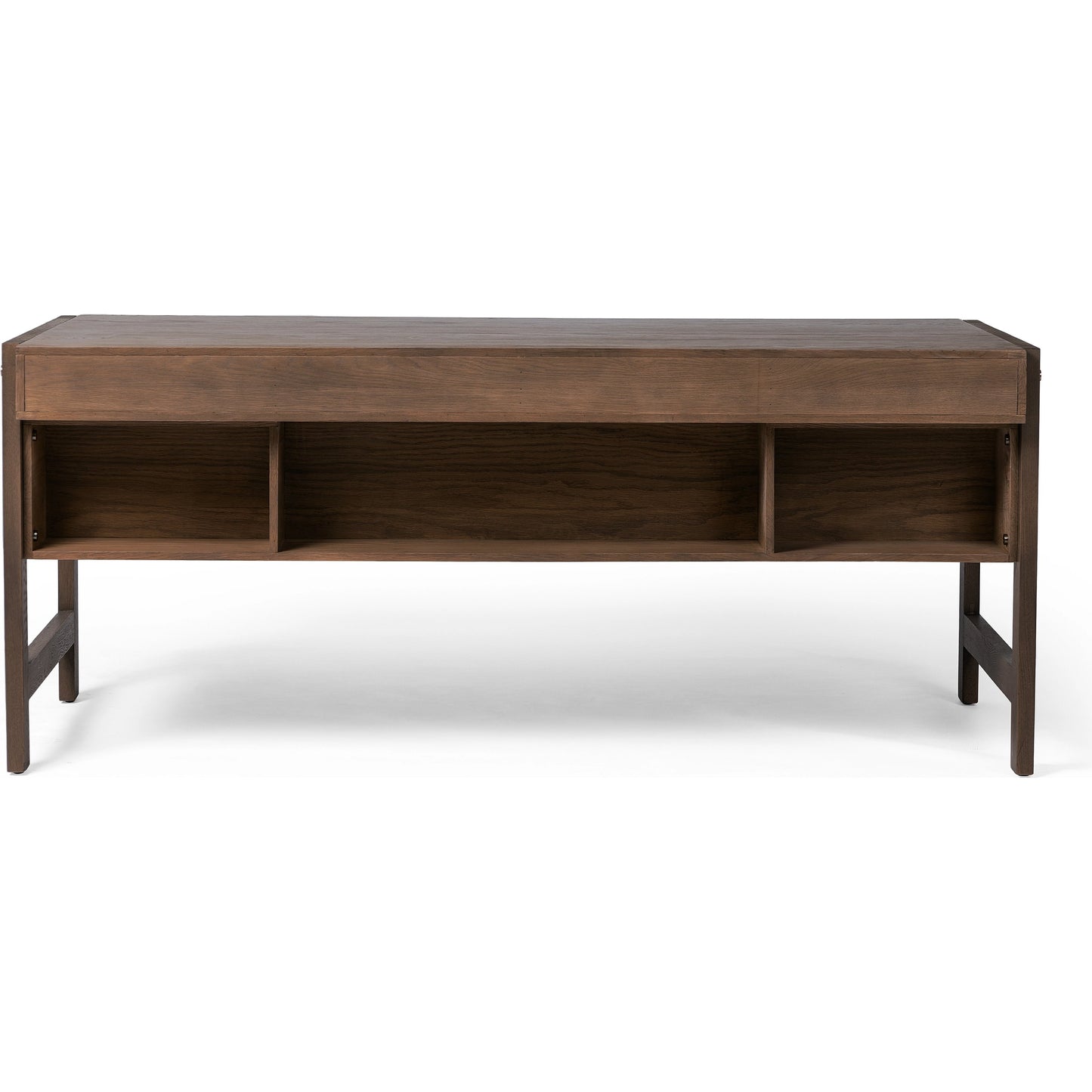 010 SI-1977635 | Additional Silo | Oakley Desk by Four Hands in dark toasted oak. Made from oak veneer in a modern style.