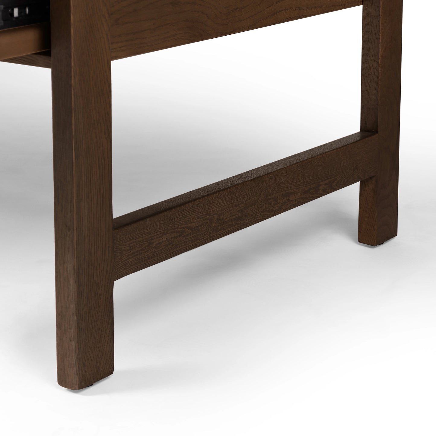 006 SI-1977635 | Additional Silo | Oakley Desk by Four Hands in dark toasted oak. Made from oak veneer in a modern style.