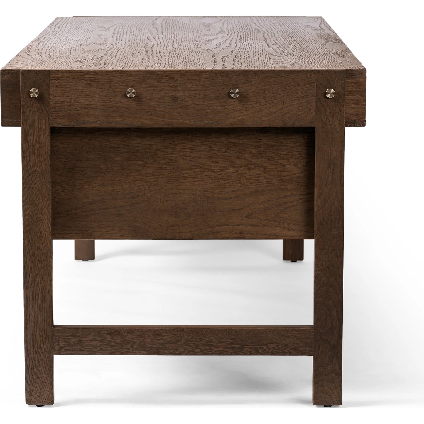 008 SI-1977635 | Additional Silo | Oakley Desk by Four Hands in dark toasted oak. Made from oak veneer in a modern style.