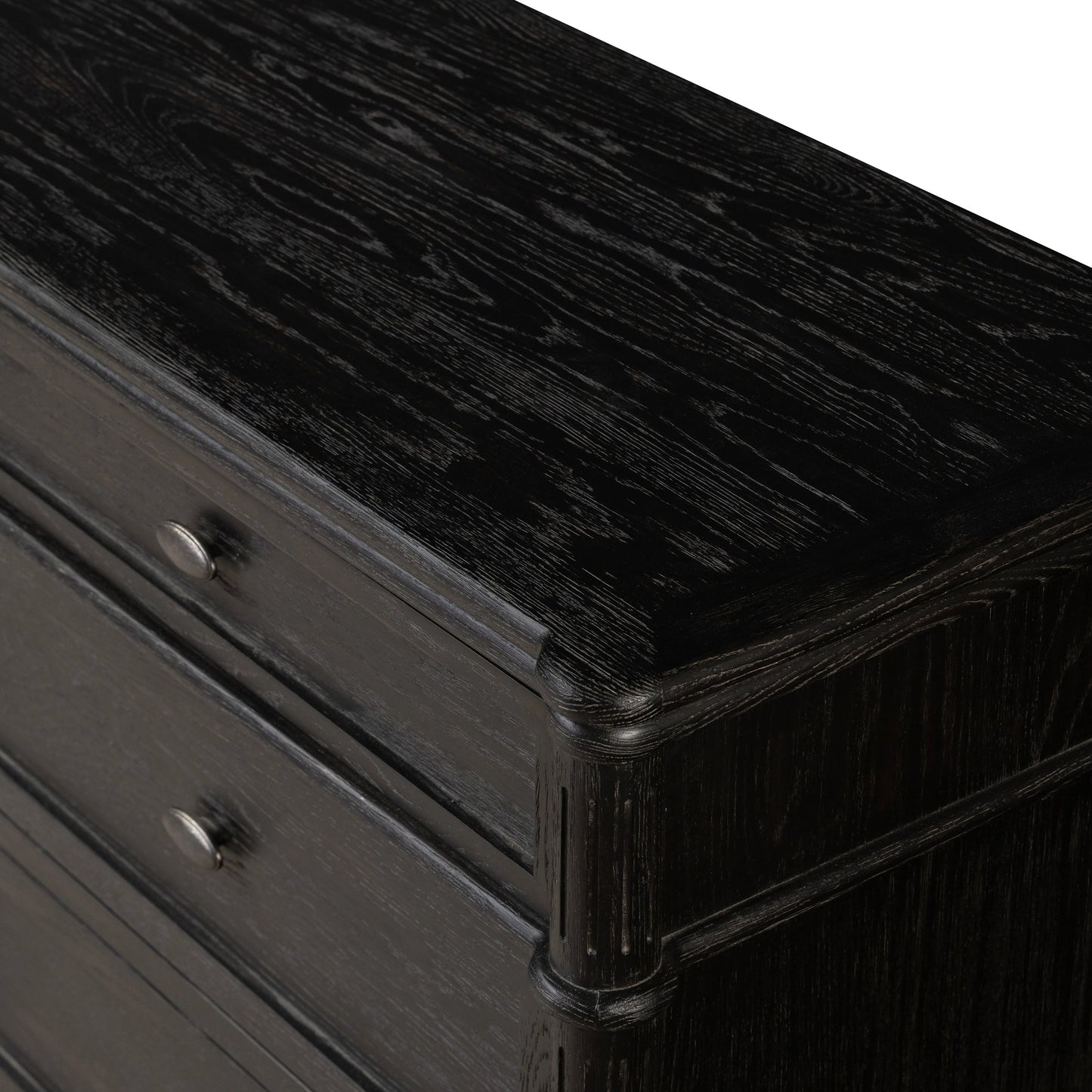 020 SI-2002049 | Additional Silo | Toulouse 9 Drawer Dresser by Four Hands. Made from solid oak, oak veneer, zinc alloy in a modern style.