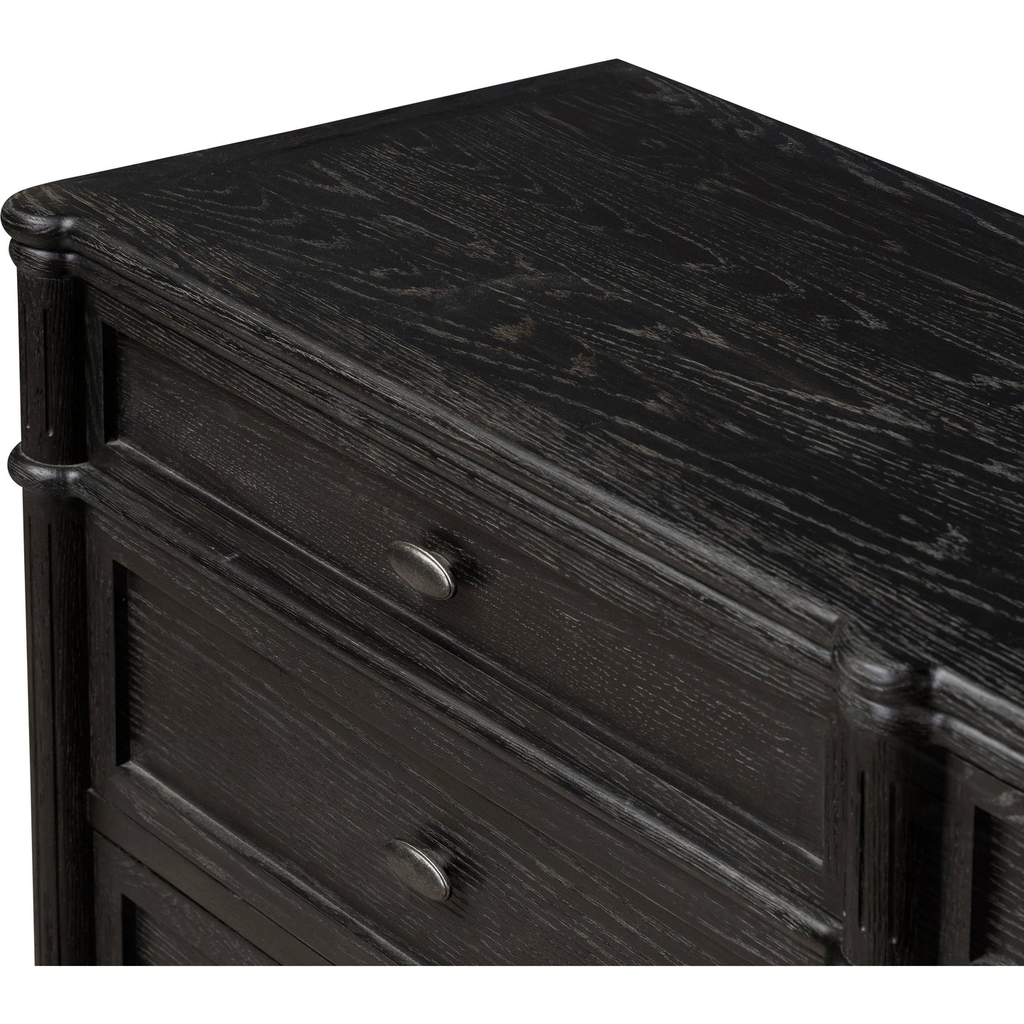 021 SI-2002049 | Additional Silo | Toulouse 9 Drawer Dresser by Four Hands. Made from solid oak, oak veneer, zinc alloy in a modern style.