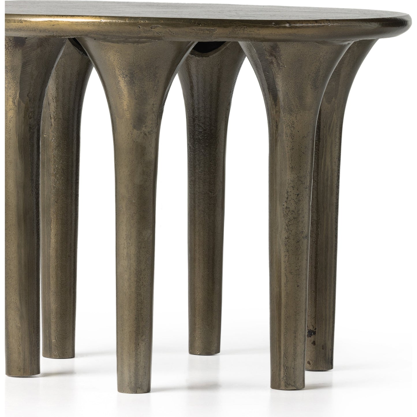 015 SI-1901867 | Additional Silo | Kelden End Table by Four Hands. Made from aluminum in a modern style.